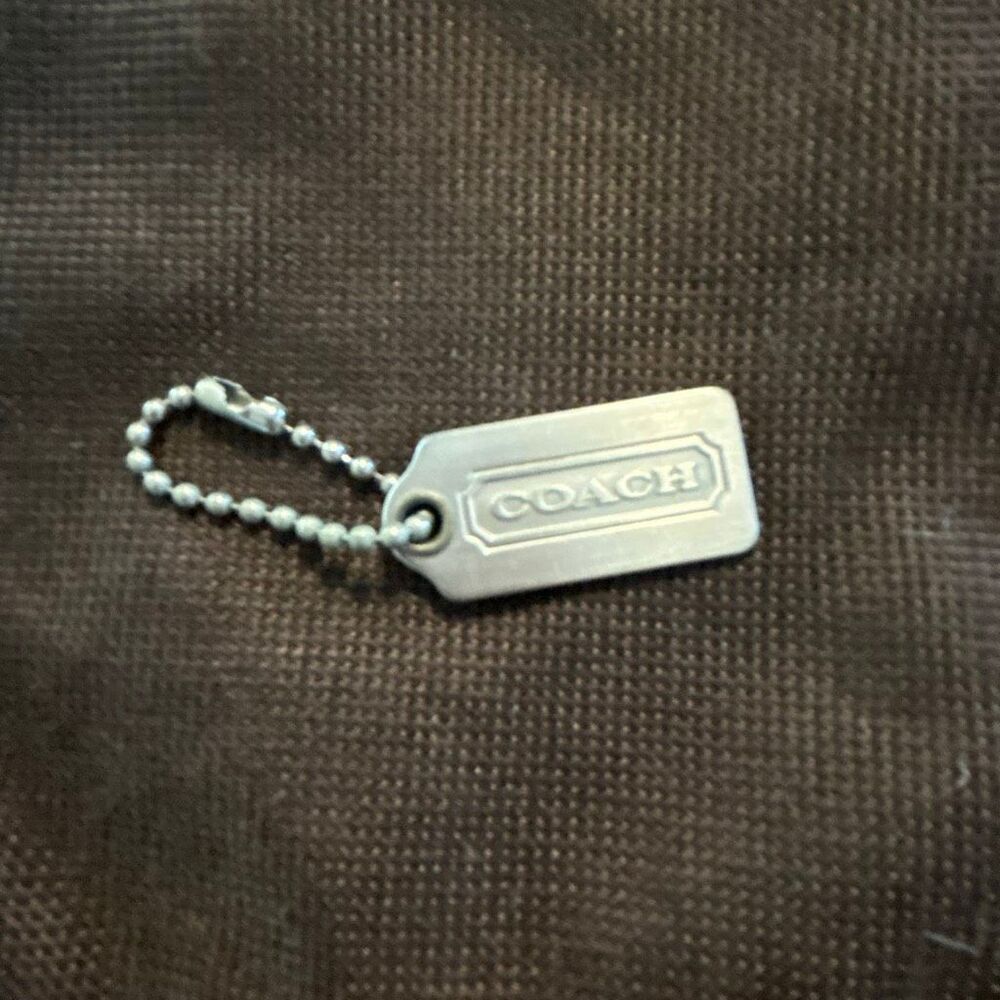 COACH Silver Metal Keychain